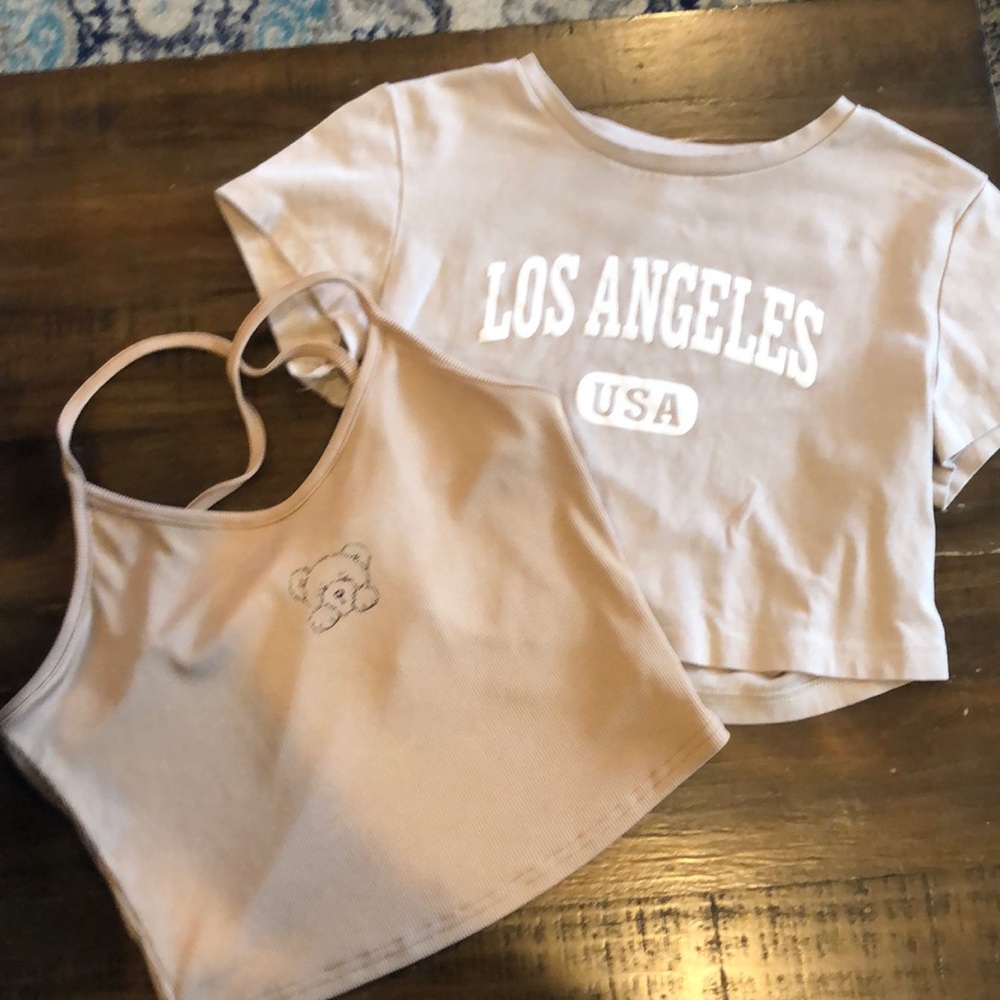 Shein tank and crop top